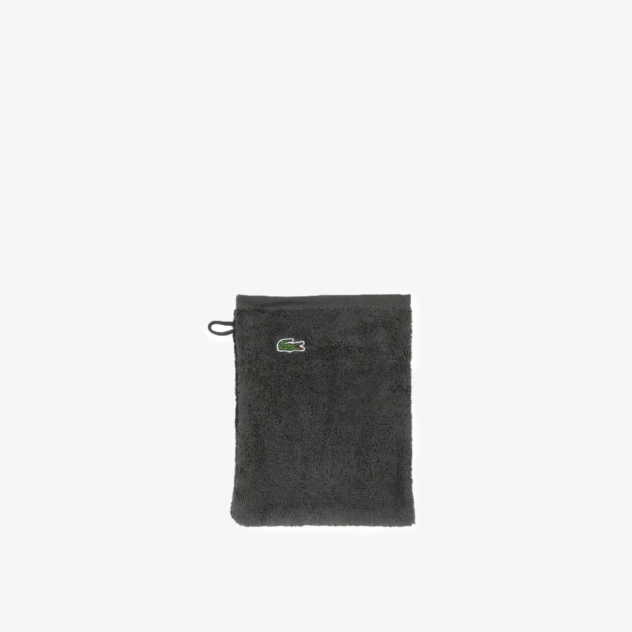 Women Lacoste Home Textile | Cotton L Lecroco Wash Cloth Grey N11