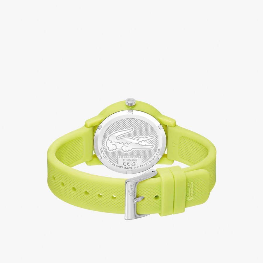 Women Lacoste Watches | Lacoste.12.12 3 Hand Silicone Watch Yellow 000