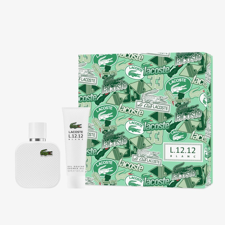 Men Lacoste Fragrance | Giftset L.12.12 Blanc Eau De Toilette 50Ml Green