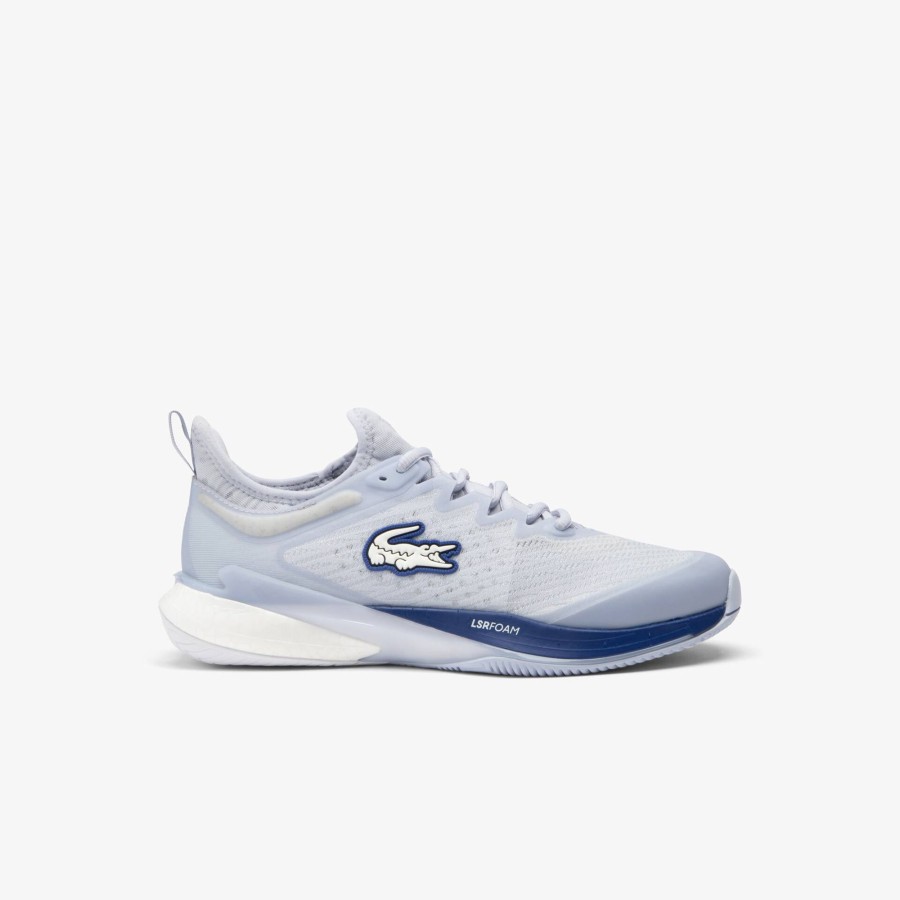 Women Lacoste Tennis | Women'S Ag-Lt23 Lite Textile Tennis Shoes Light Blue / Blue 52C