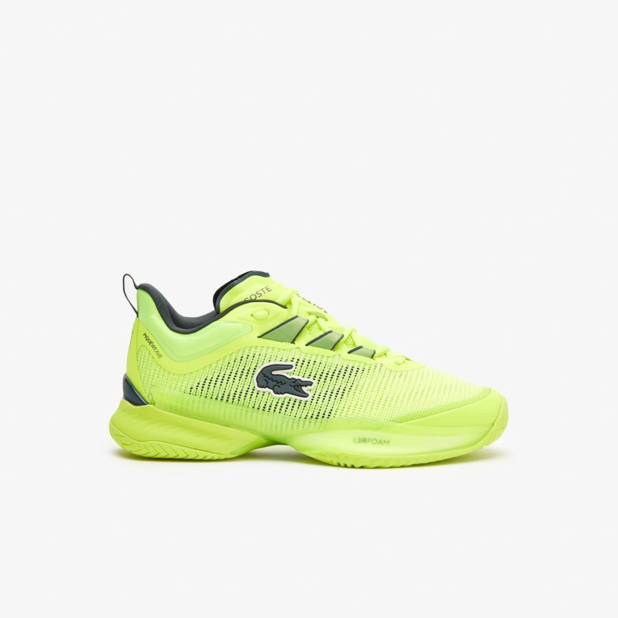 Women Lacoste Tennis | Women'S Lacoste Ag-Lt23 Ultra Textile Tennis Shoes Yellow / Yellow 2T7