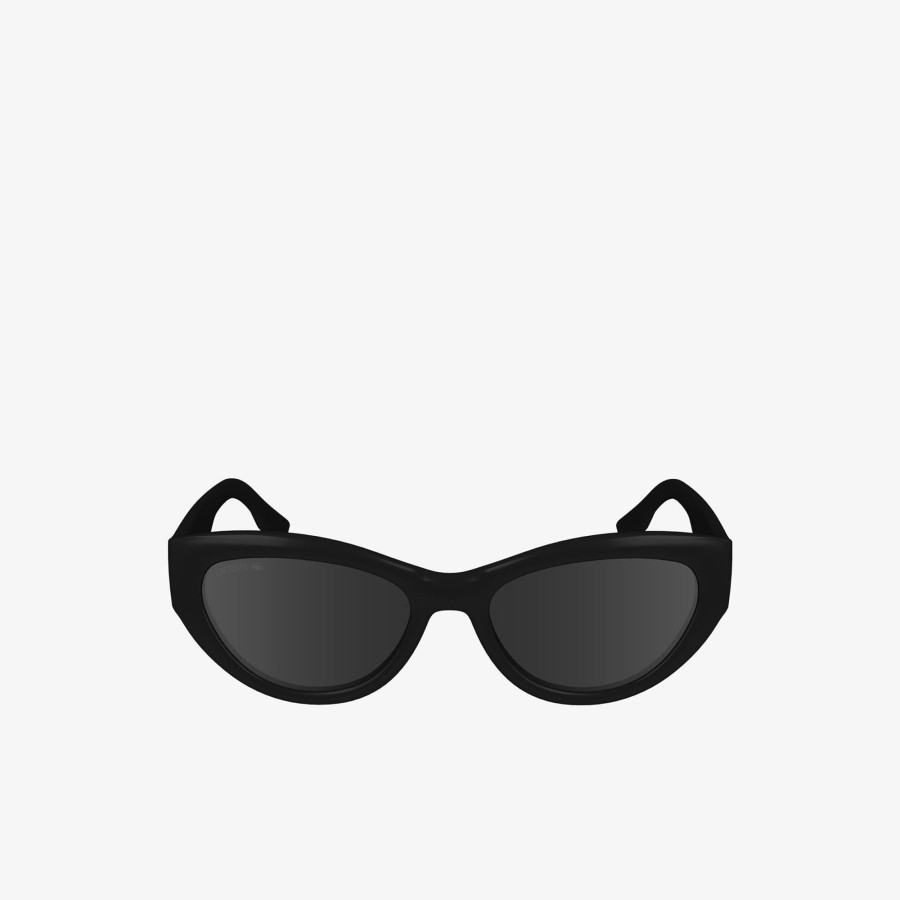 Women Lacoste Sunglasses | Cat-Eye Active Sunglasses Matte Black 001