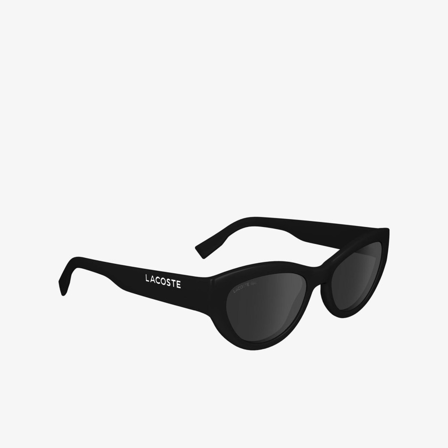 Women Lacoste Sunglasses | Cat-Eye Active Sunglasses Matte Black 001