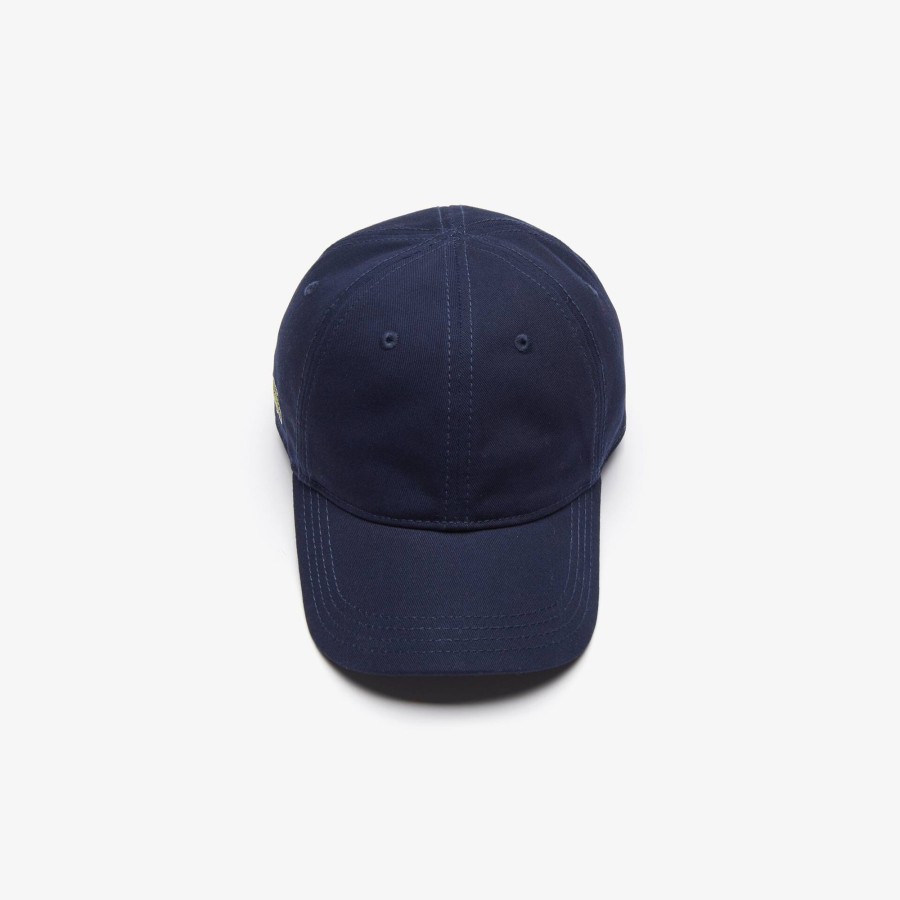 Kids Lacoste Accessories | Kids' Solid Gabardine Cap Navy Blue 166