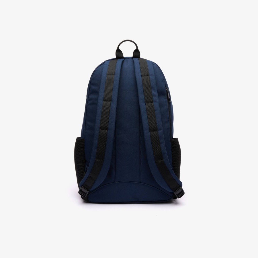 Women Lacoste Back Pack | Neocroc Skater Backpack Marine Noir Vert M74