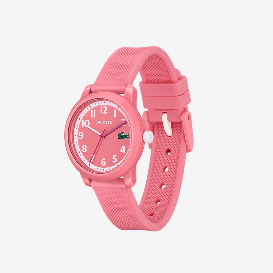 Kids Lacoste Accessories | Kids' Lacoste.12.12 Pink Silicone Strap Watch Pink 000