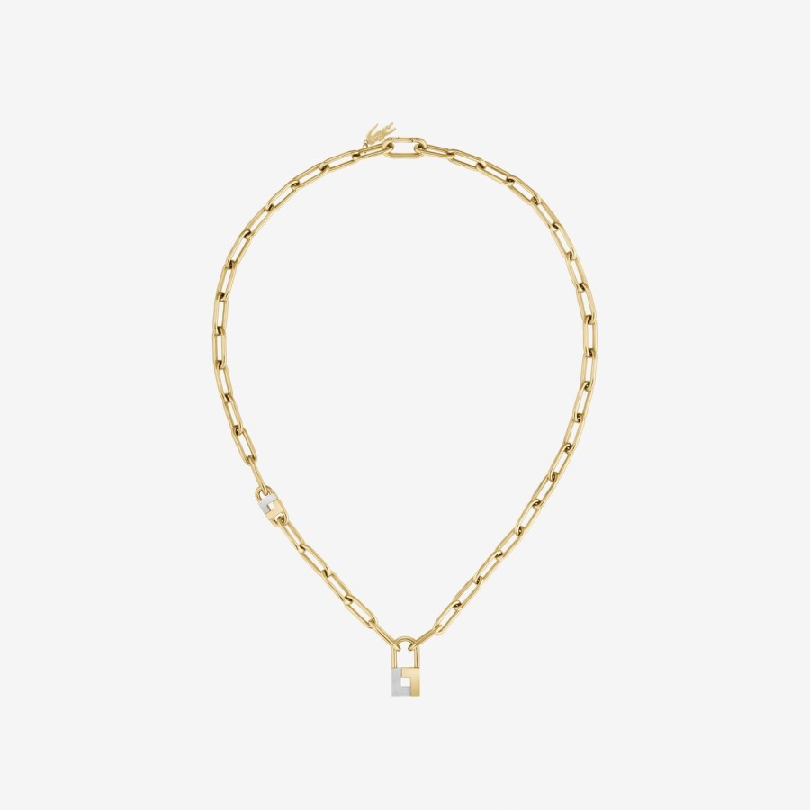 Women Lacoste Jewellery | Ardor Necklace Silver And Gold 046