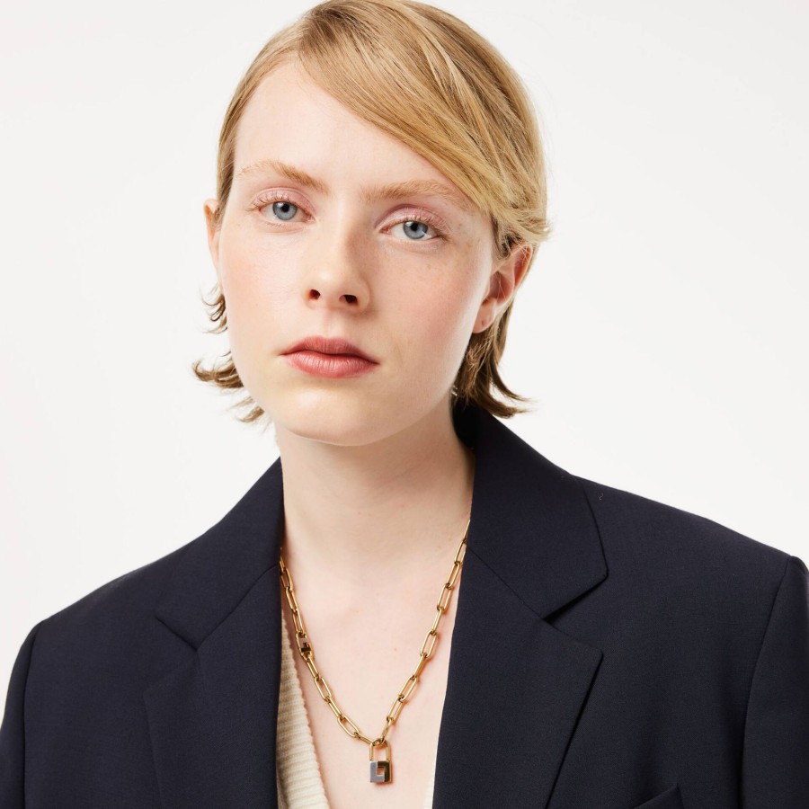 Women Lacoste Jewellery | Ardor Necklace Silver And Gold 046