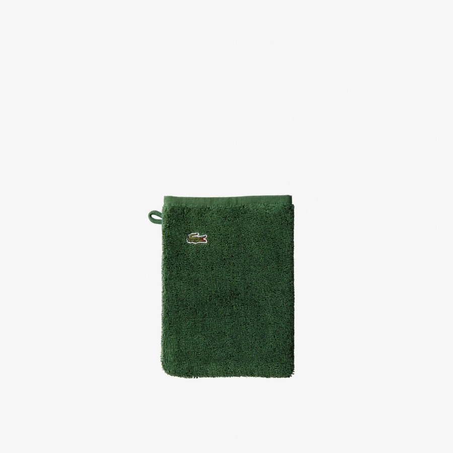 Women Lacoste Home Textile | Cotton L Lecroco Wash Cloth Green G20