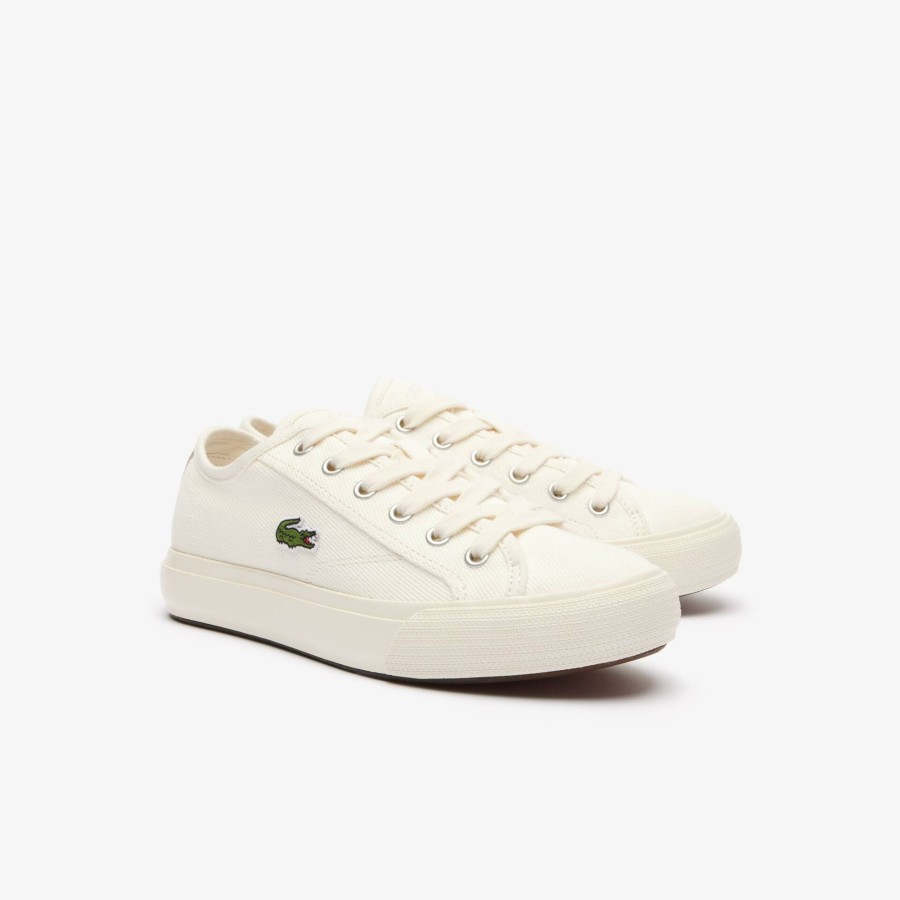 Women Lacoste Sneakers | Women'S Backcourt Trainers Off White 18C