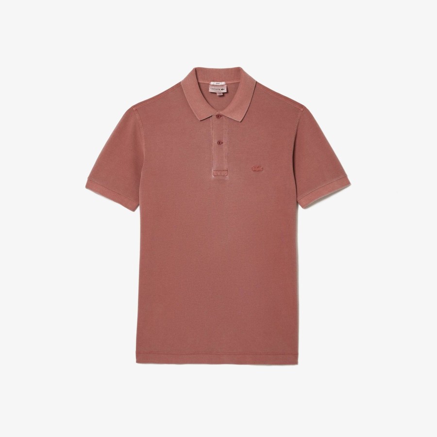 Women Lacoste Polo Shirts | Classic Fit Cotton Pique Polo Shirt Pink Rzi