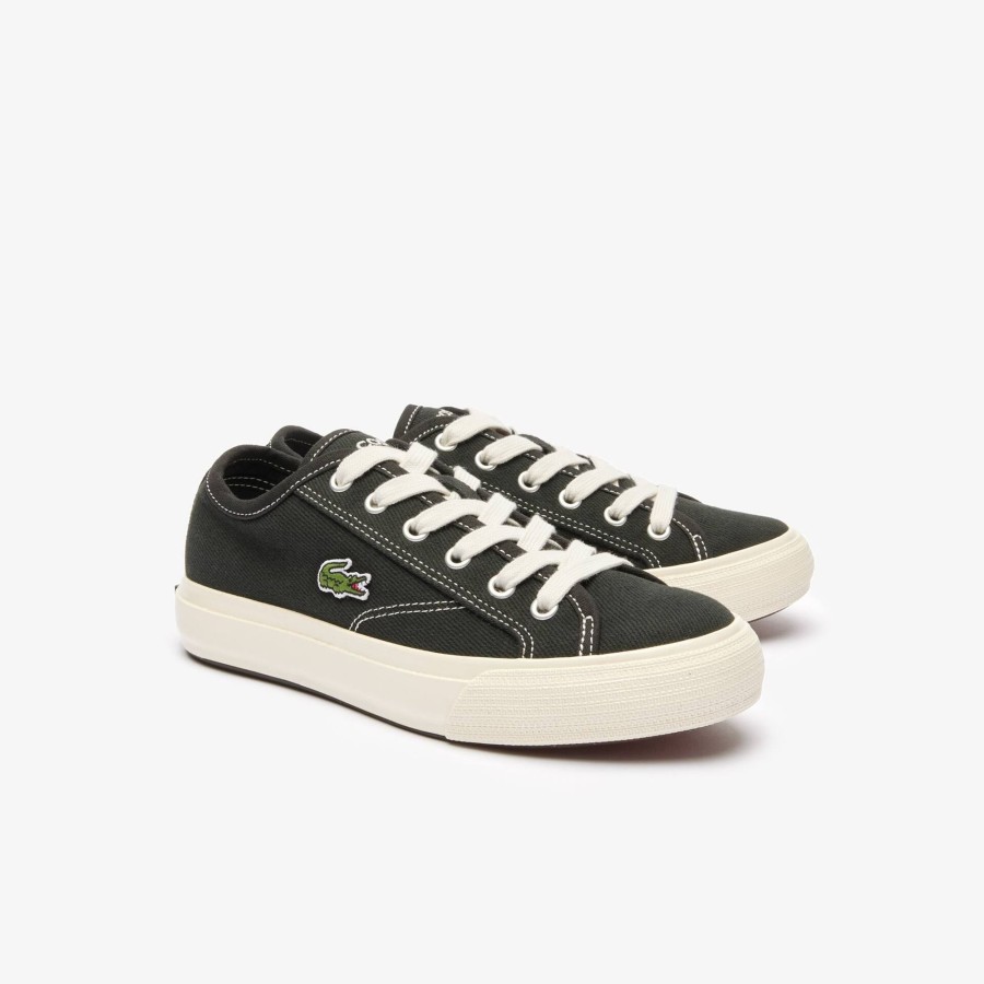 Women Lacoste Sneakers | Women'S Backcourt Trainers Black & Off White 454