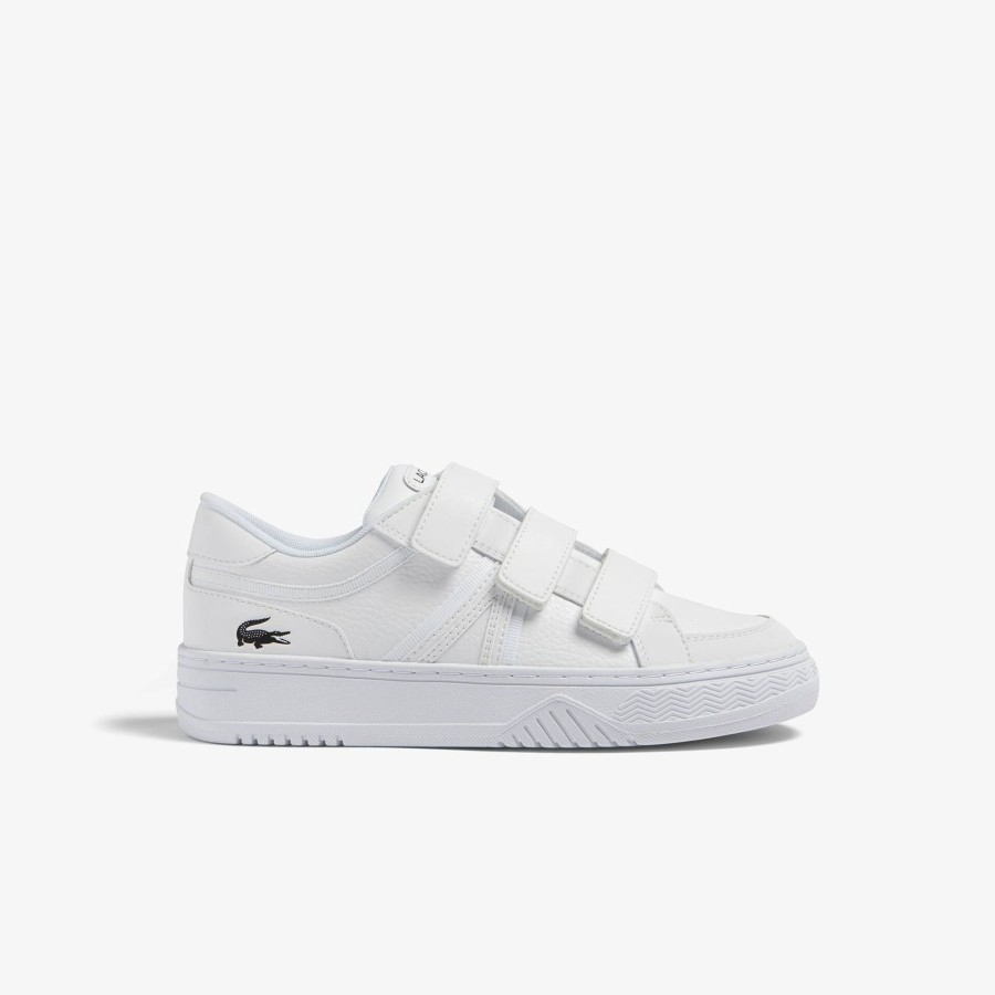 Kids Lacoste Shoes | Juniors' Lacoste L001 Synthetic Trainers White 21G