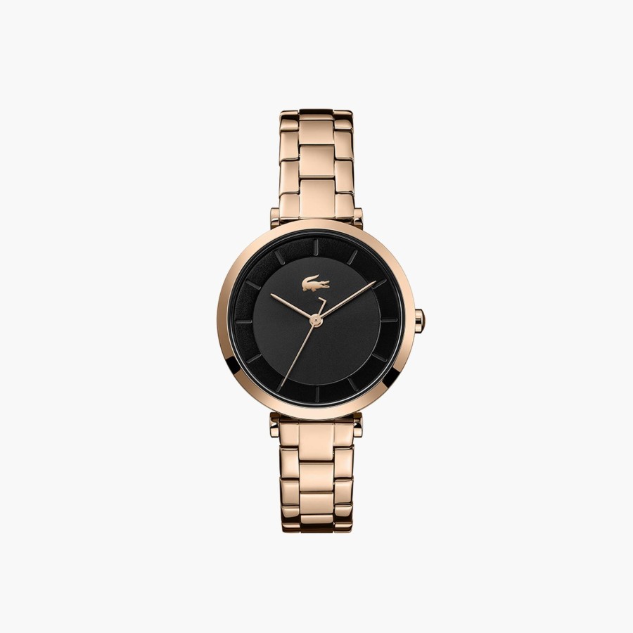 Women Lacoste Watches | Lacoste Geneva 3Hands Watch With Gold Steel Strap Gold 000