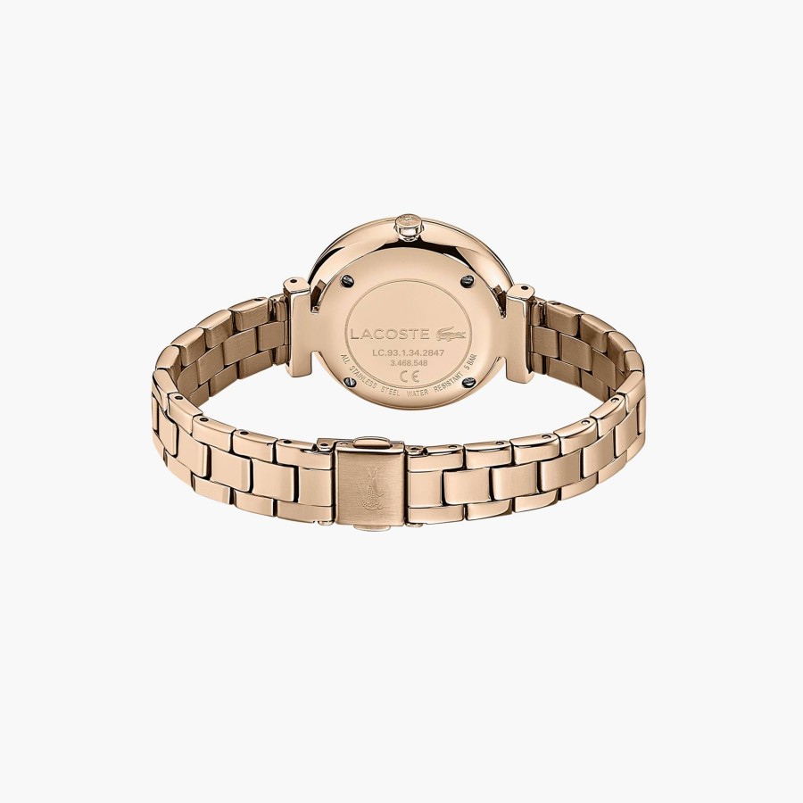 Women Lacoste Watches | Lacoste Geneva 3Hands Watch With Gold Steel Strap Gold 000