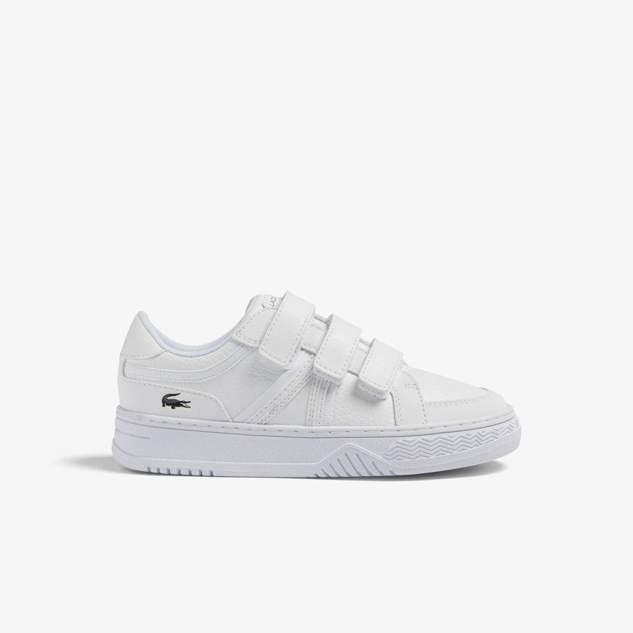 Kids Lacoste Shoes | Children'S Lacoste L001 Synthetic Trainers White 21G