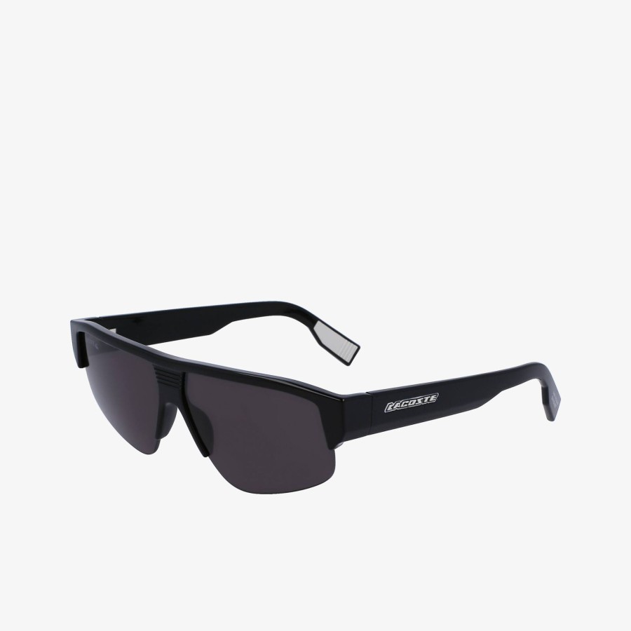 Women Lacoste Sunglasses | Mask Active Sunglasses Matte Black 001