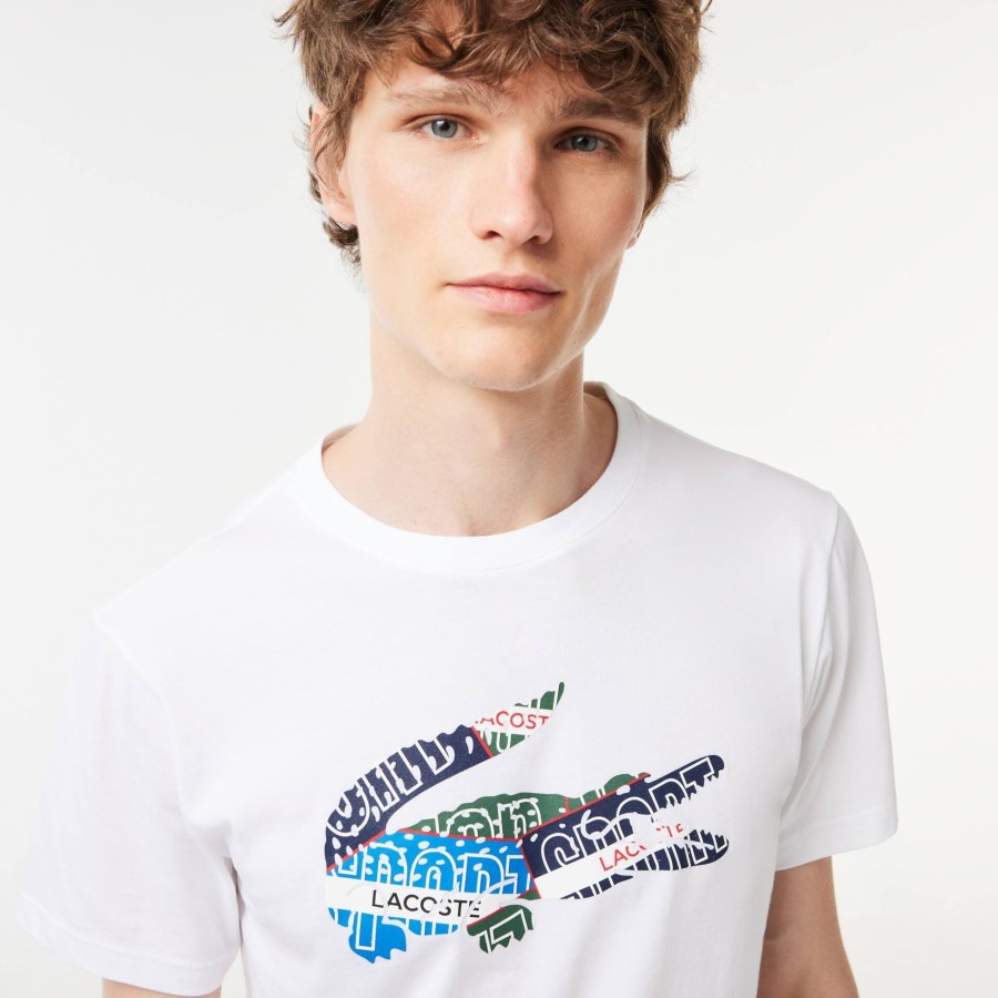 Men Lacoste Sport Clothing | Cotton Jersey Sport T-Shirt White