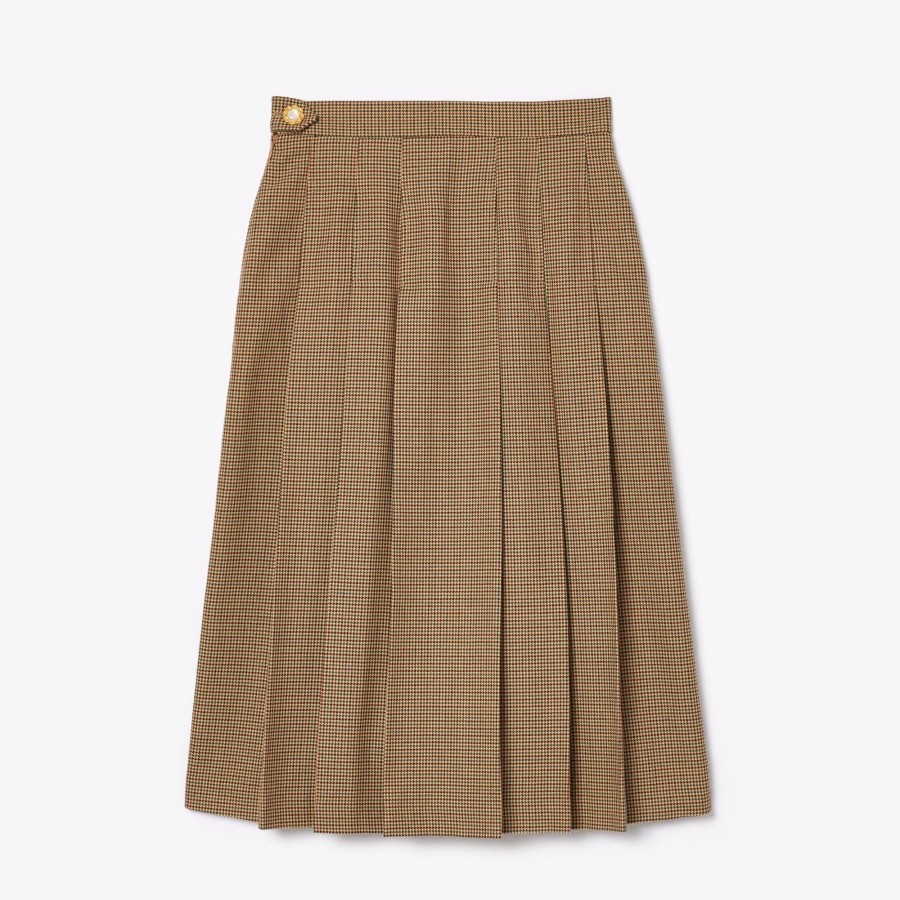 Women Lacoste Dresses & Skirts | Lacoste X Le Fleur Checked Midi Skirt Multicolor C50