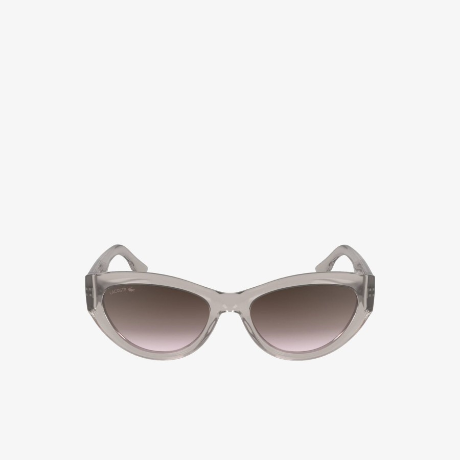 Women Lacoste Sunglasses | Cat-Eye Active Sunglasses Opaline Nude 272