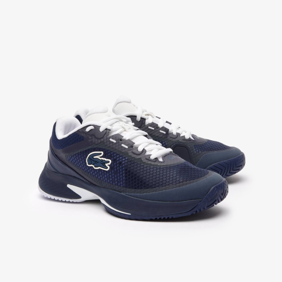 Women Lacoste Tennis | Women'S Tech Pointtennis Shoes Navy & White 092