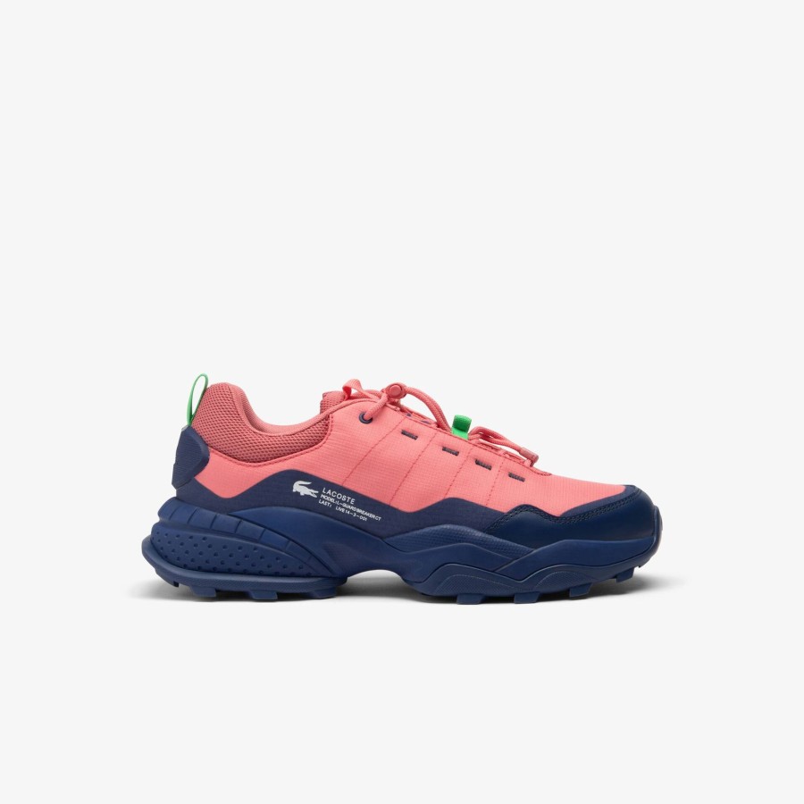 Men Lacoste Outdoor | Men'S L-Guard Breaker Ct Logo Outdoor Trainers Pink / Navy