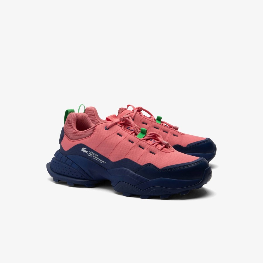 Men Lacoste Outdoor | Men'S L-Guard Breaker Ct Logo Outdoor Trainers Pink / Navy