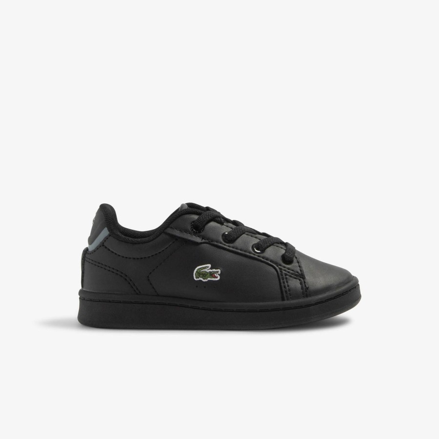 Kids Lacoste Shoes | Baby Carnaby Pro Synthetic Fiber Trainers Black 02H