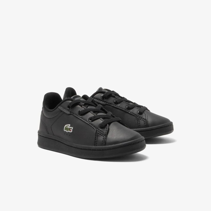 Kids Lacoste Shoes | Baby Carnaby Pro Synthetic Fiber Trainers Black 02H