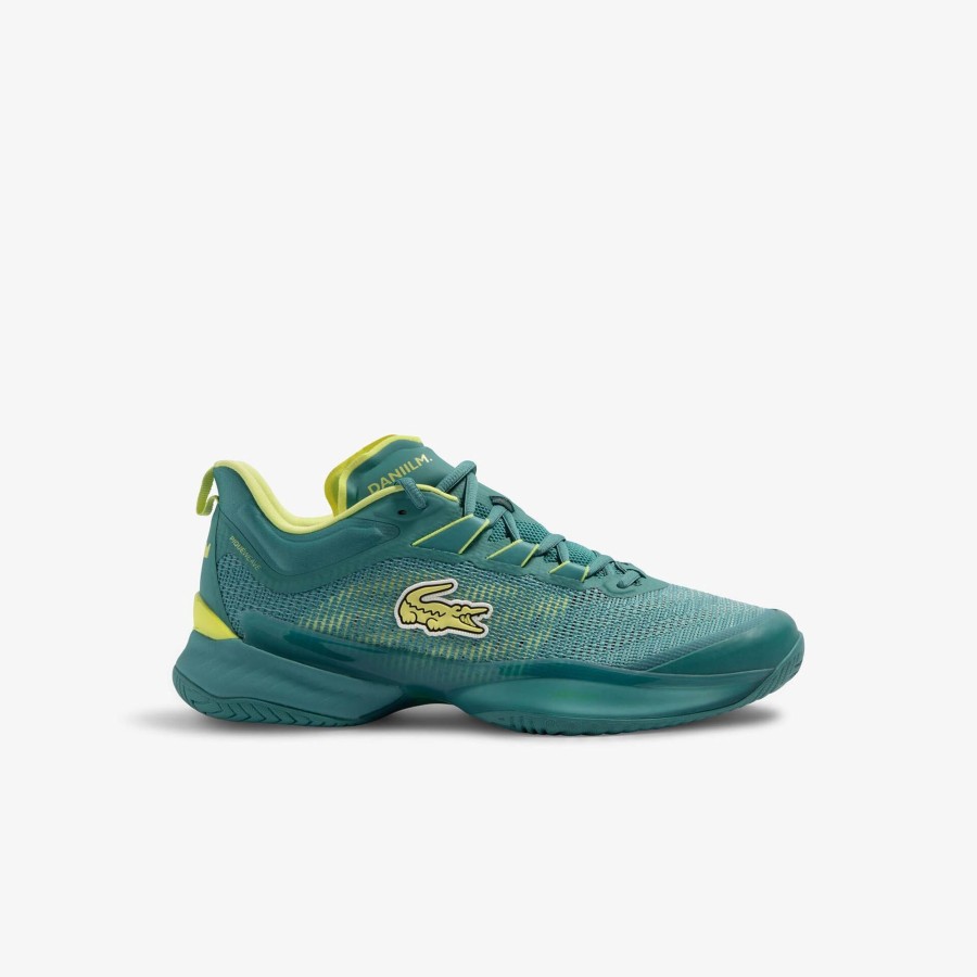 Men Lacoste Tennis | Daniil Medvedev Ag-Lt23 Ultra Tennis Shoes Turquoise / Yellow