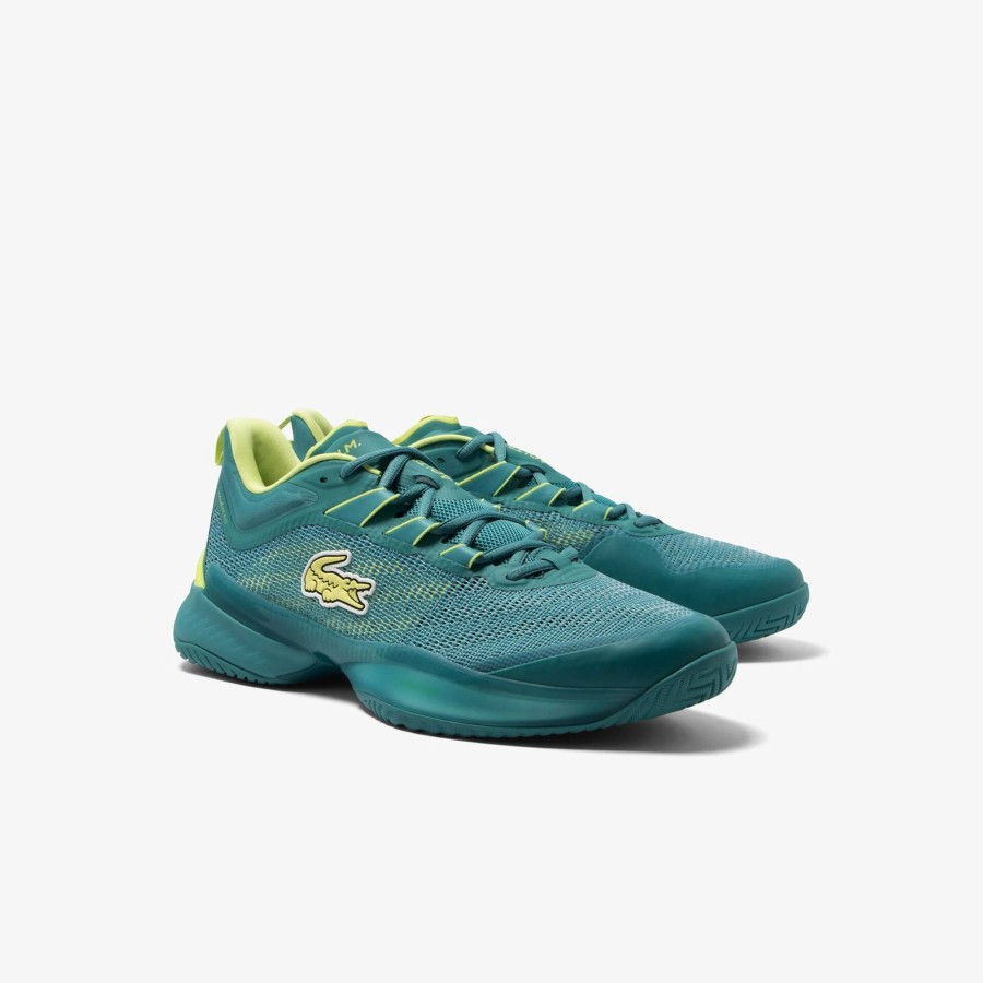 Men Lacoste Tennis | Daniil Medvedev Ag-Lt23 Ultra Tennis Shoes Turquoise / Yellow