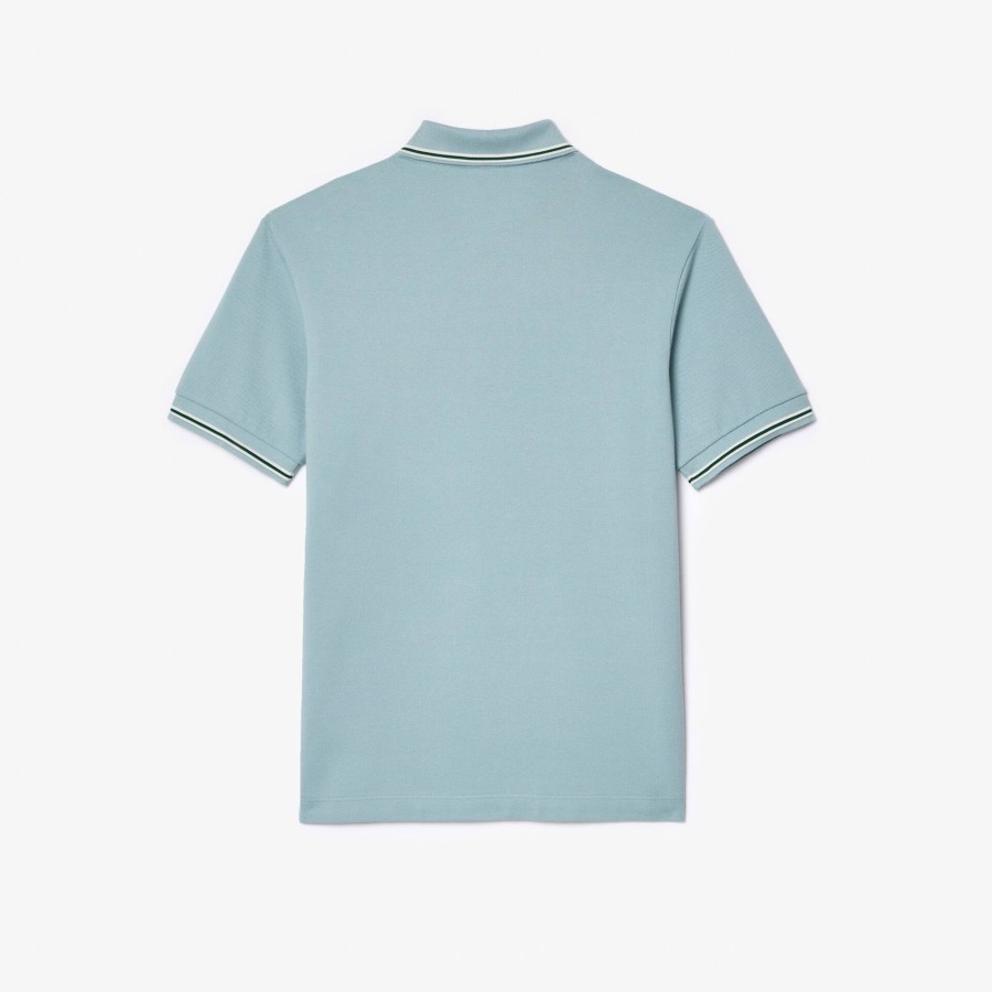 Women Lacoste Polo Shirts | Lacoste X Le Fleur Heavy Pique Polo Shirt Blue 5Qy