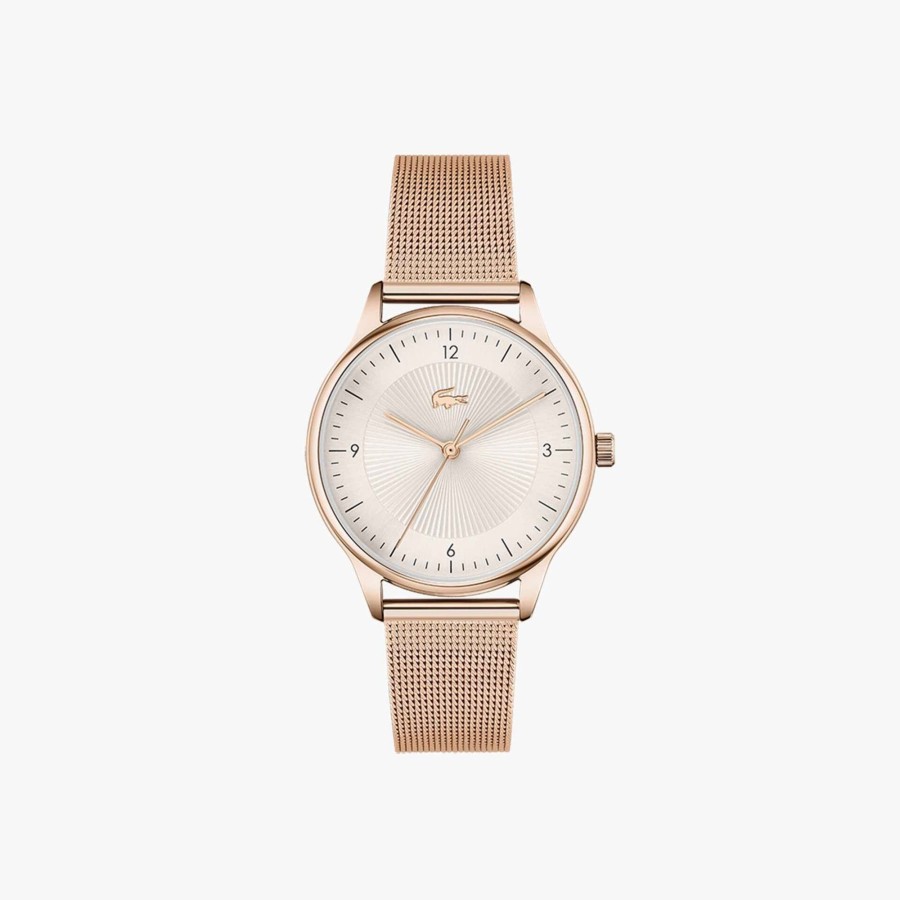 Women Lacoste Watches | Lacoste Club 3 Hands Rose Goldtone Watch Pink 000