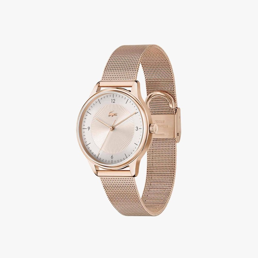 Women Lacoste Watches | Lacoste Club 3 Hands Rose Goldtone Watch Pink 000