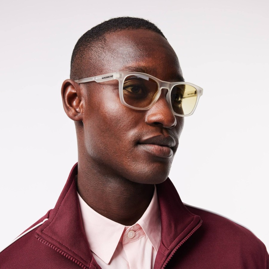 Men Lacoste Sunglasses | Men'S Lacoste Active Sunglasses Matte Crystal