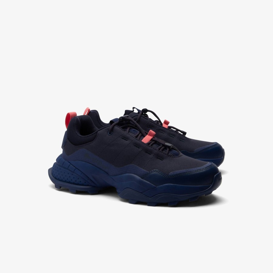 Men Lacoste Outdoor | Men'S L-Guard Breaker Ct Logo Outdoor Trainers Navy