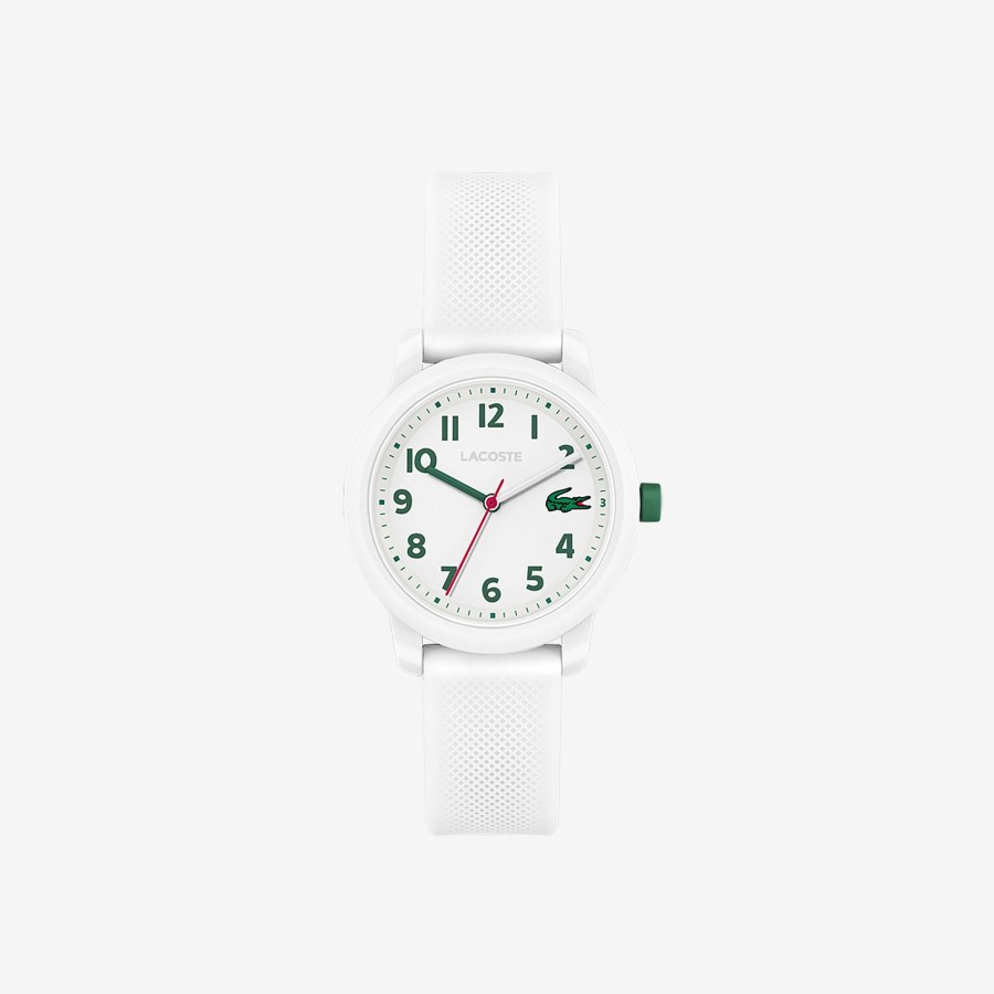 Kids Lacoste Accessories | Kids' Lacoste.12.12 White Silicone Strap Watch White 000