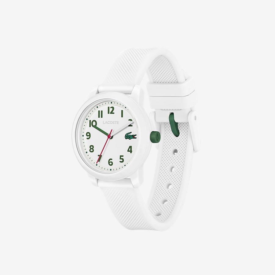 Kids Lacoste Accessories | Kids' Lacoste.12.12 White Silicone Strap Watch White 000