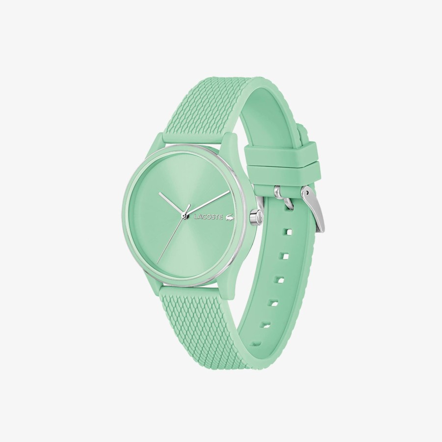 Women Lacoste Watches | Crocodelle 3 Hands Watch Turquoise Silicone Blue 000