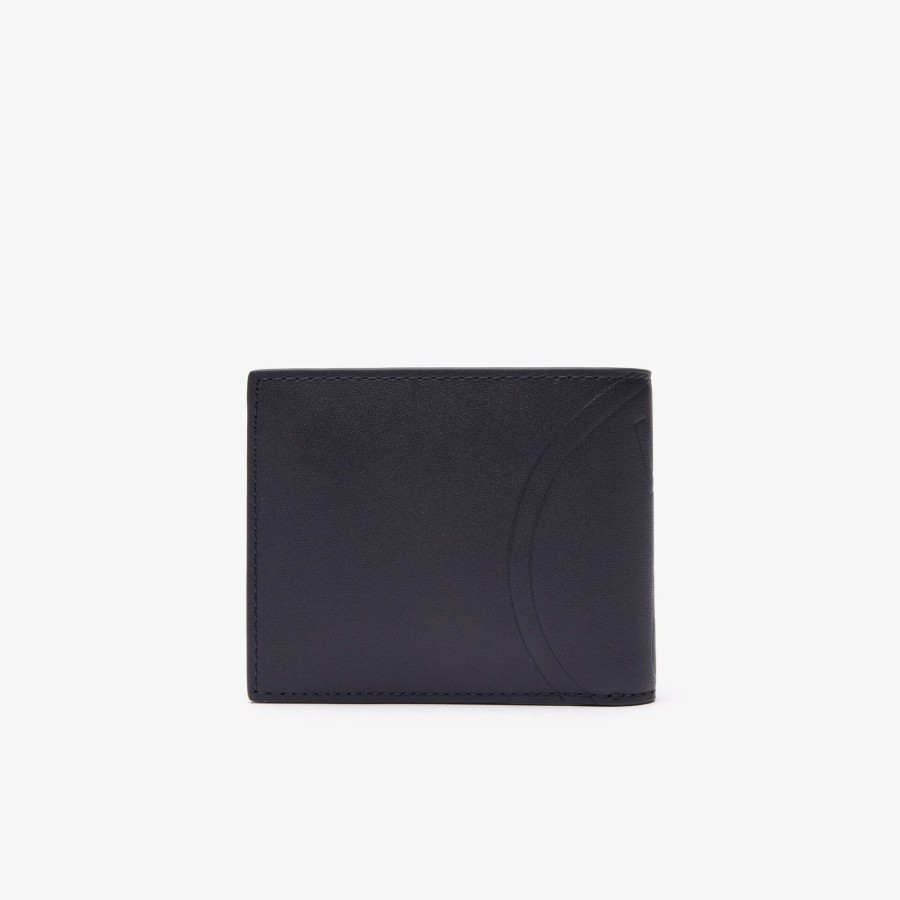 Men Lacoste Wallets & Small Leather Goods | Crocodile Print Small Billfold Abimes