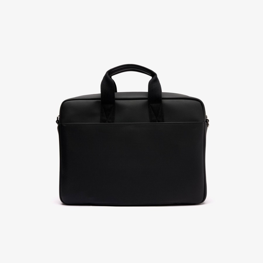 Men Lacoste Bags | 15" Men'S Classic Computer Bag Noir