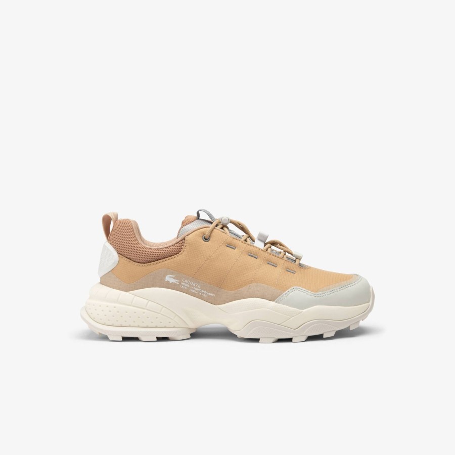 Men Lacoste Outdoor | Men'S L-Guard Breaker Ct Outdoor Trainers Light Brown / White