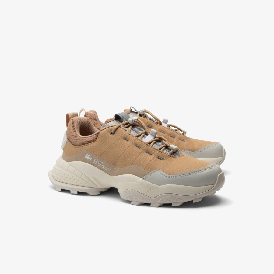 Men Lacoste Outdoor | Men'S L-Guard Breaker Ct Outdoor Trainers Light Brown / White