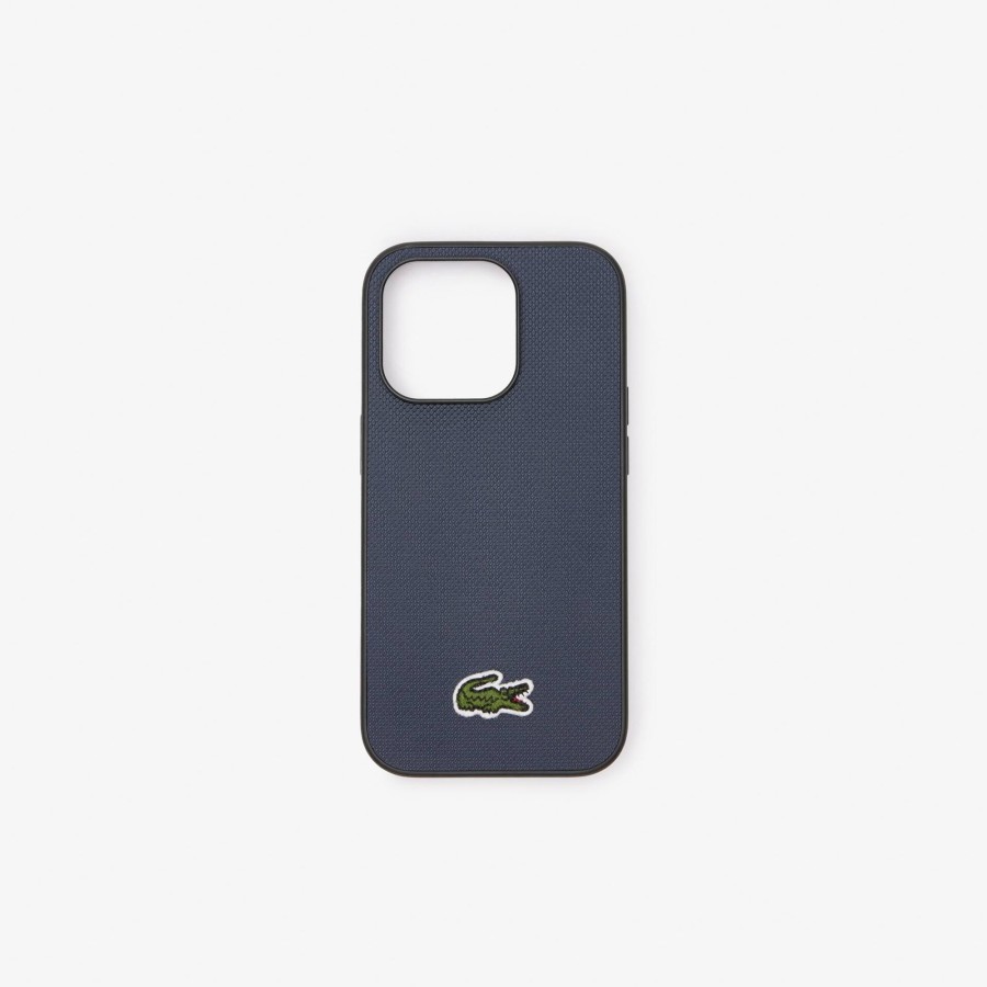 Women Lacoste Iphone Cases | Pique Effect Iphone 14 Pro Case Penombre 141