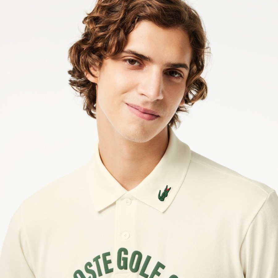 Men Lacoste Golf | Classic Fit Cotton Golf Polo Shirt White