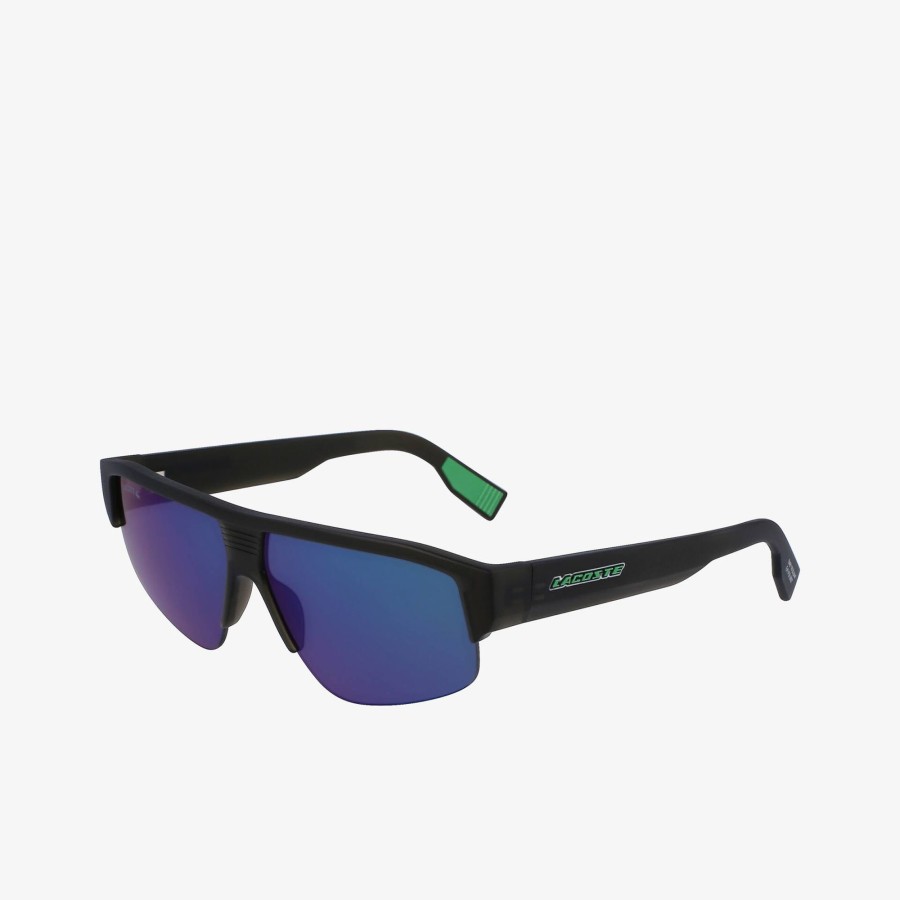 Women Lacoste Sunglasses | Mask Active Sunglasses Matte Grey 022