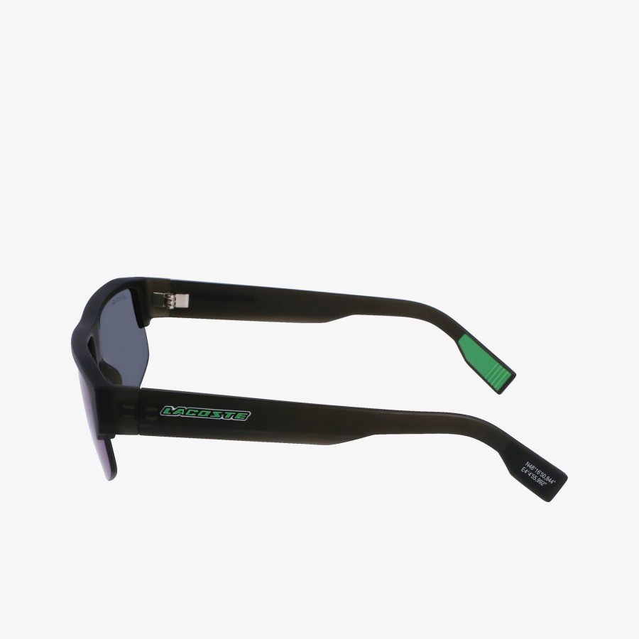 Women Lacoste Sunglasses | Mask Active Sunglasses Matte Grey 022