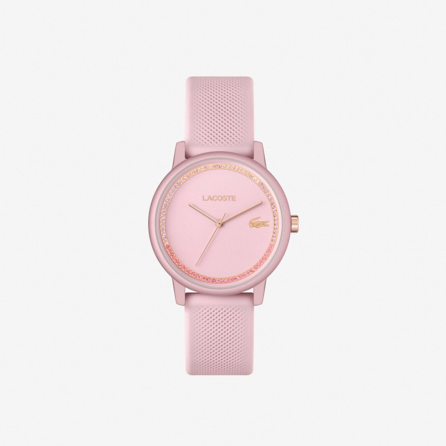 Women Lacoste Watches | Lacoste.12.12 Go 3 Hands Watch Blush Silicone Pink 000