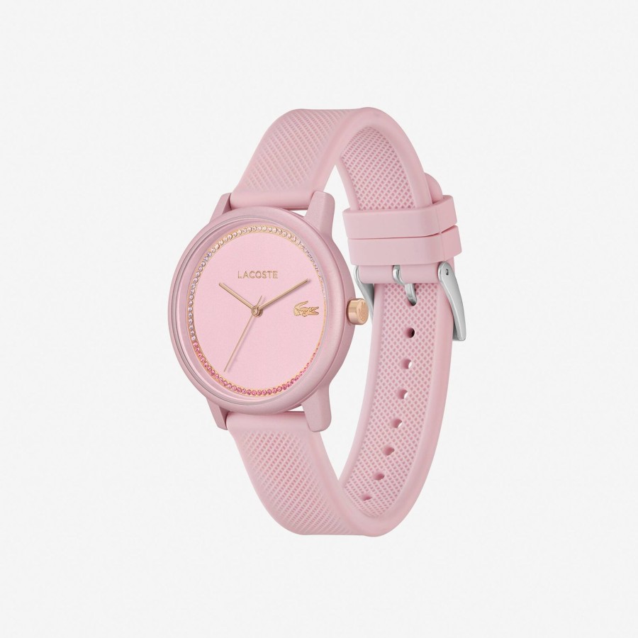 Women Lacoste Watches | Lacoste.12.12 Go 3 Hands Watch Blush Silicone Pink 000