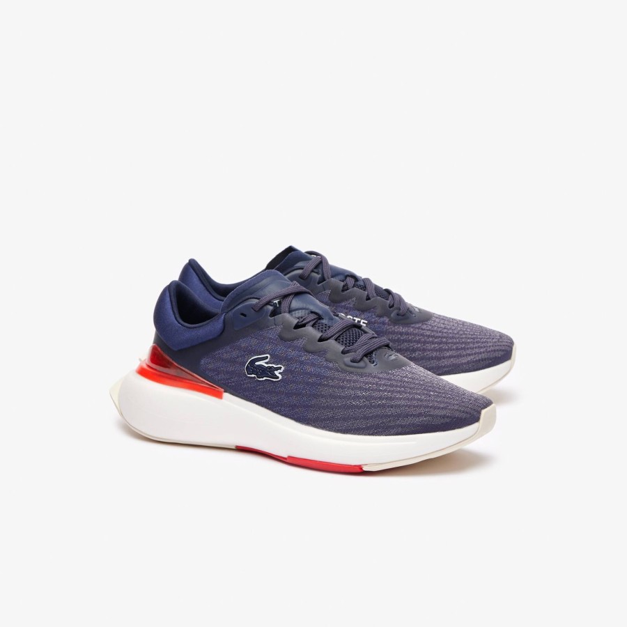 Women Lacoste Fitness & Training | Women'S Neo Run Lite Running Shoes Navy, White & Red 7A2